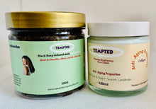 Lade das Bild in den Galerie-Viewer, Tempted Brightening Face Cream+Black soap with Snow White 120g+250g