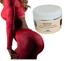 Load image into Gallery viewer, Nakambe Afrocurves Body Cream with Akpi Oil & Monoi De Tahiti for Butt Enlargement 250g