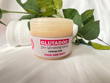 Load image into Gallery viewer, Ice & Dee Glutadoc Brightening Cream for knuckles, hands, face and body 300ml