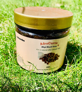Nakambe AfroCurves Black natural soap with Akpi Oil 250g