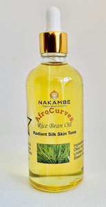 Nakambe Afrocurves Rice Bran Oil for a Silk Skin Tone 100ml