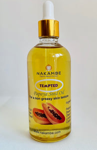 Nakambe Tempted Papaya Seed Oil for a glowing skin texture 100ml