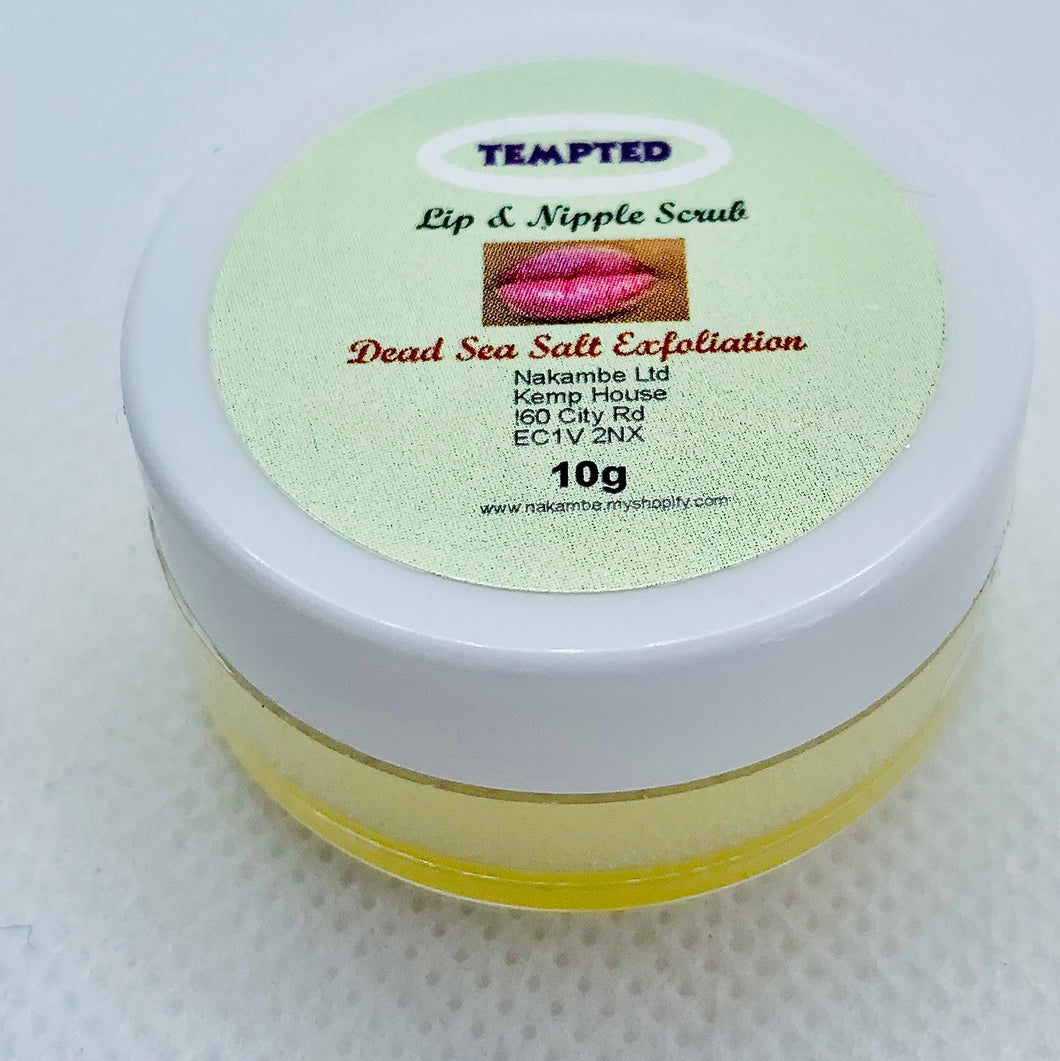 Nakambe Tempted Lip & Nipple Scrub and exfoliant 10g