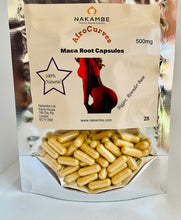 Lade das Bild in den Galerie-Viewer, Nakambe Afrocurves Maca Root Capsules |Pack of 28| capsules
