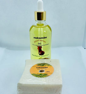 Akpi/Djansang Oil + Akpi soap for a natural butt enlargement 100ml + 130g