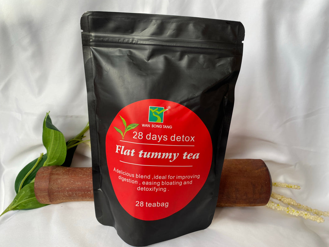 Wan Song Tang 28 Day Detox Flat Tummy Tea Weight Loss Tea ||28 Teabags||