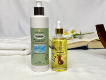 Lade das Bild in den Galerie-Viewer, Nakambe Afrocurves Akpi/Djansang Oil 100ml + Tempted Shower Gel with Akpi 250ml Bundle
