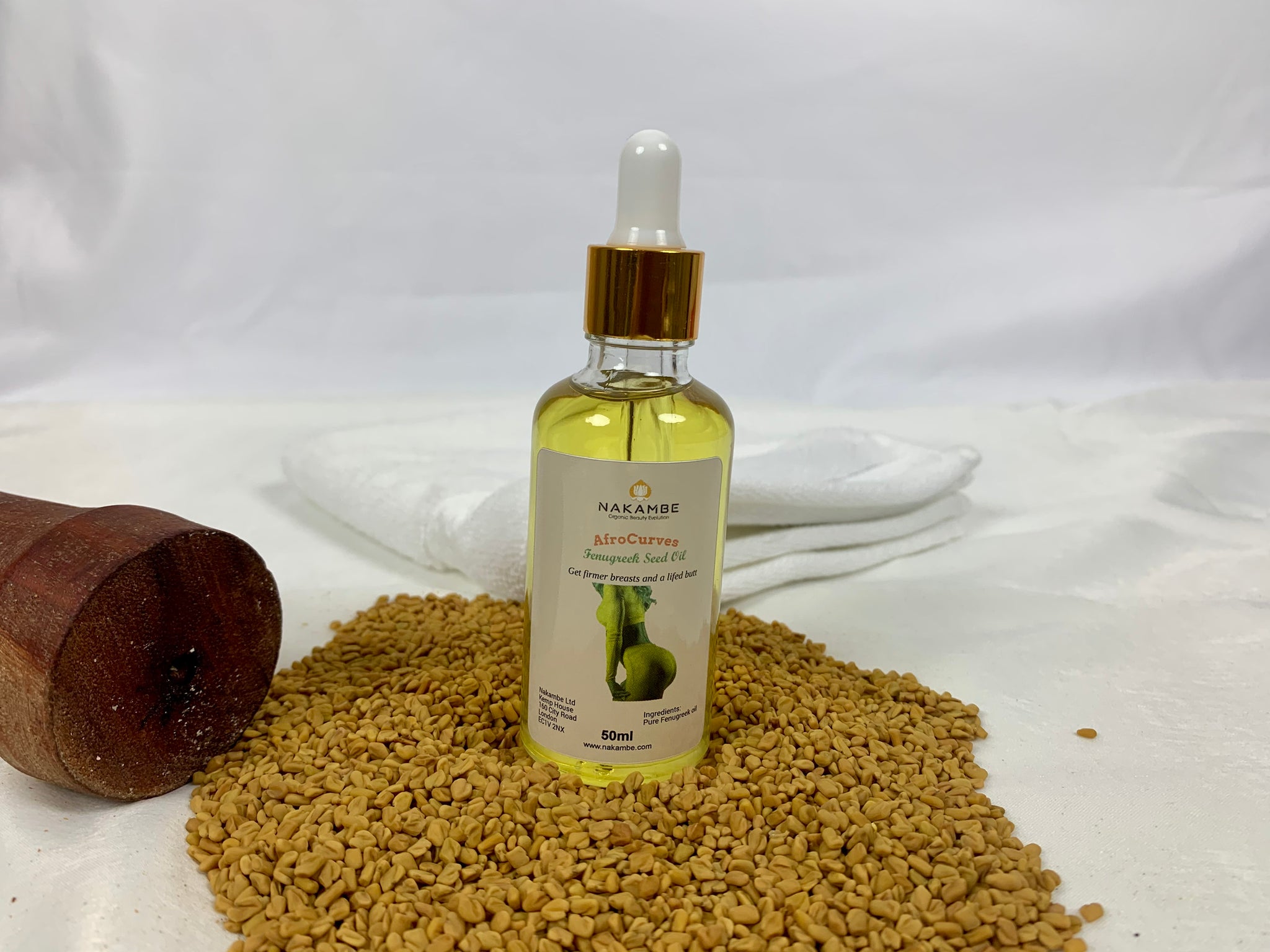 thumbnail image 2 of BBL Powerful Oil With Fenugreek & Akpi Seed – Natural Oil For Butt & Hip Enlargement, 4 Oz 2 of 5